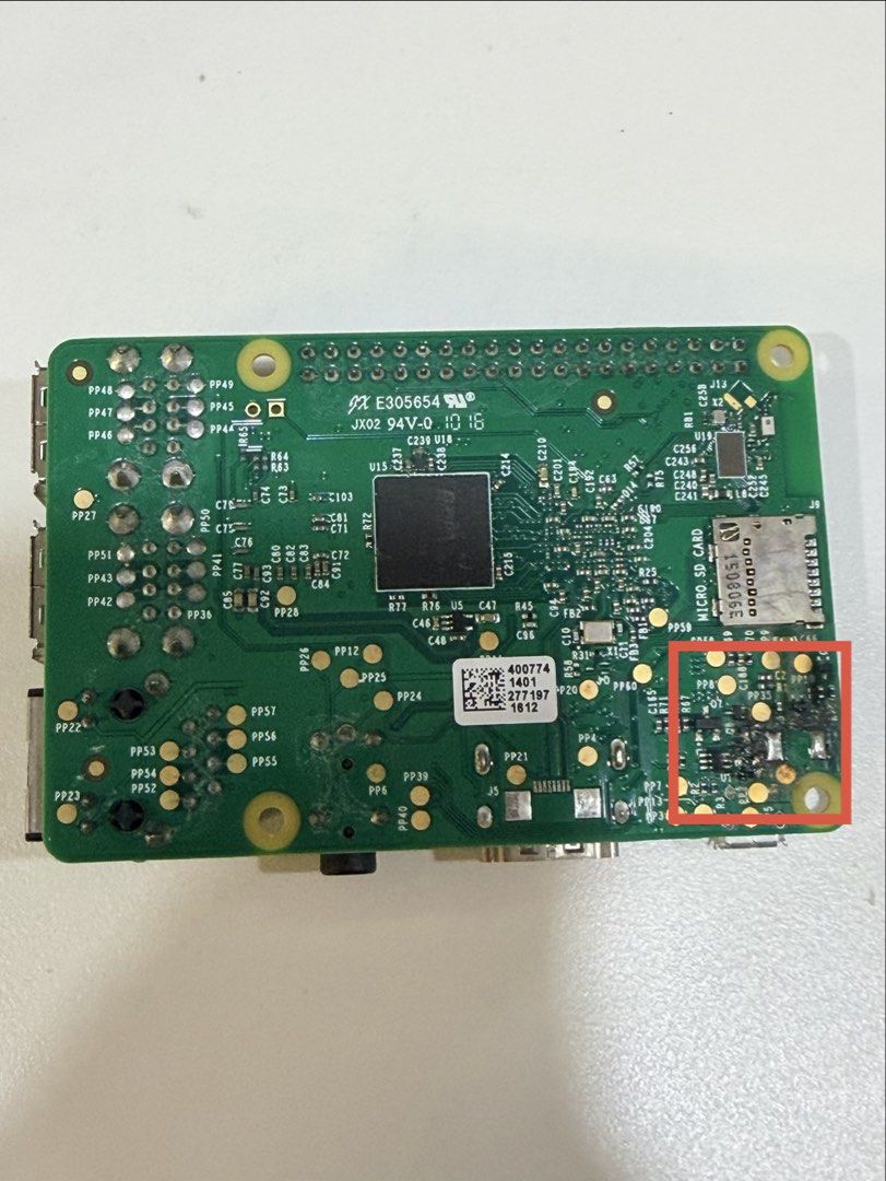 Raspberry Pi 3 Model B V1.2 - For Parts456004091438049281