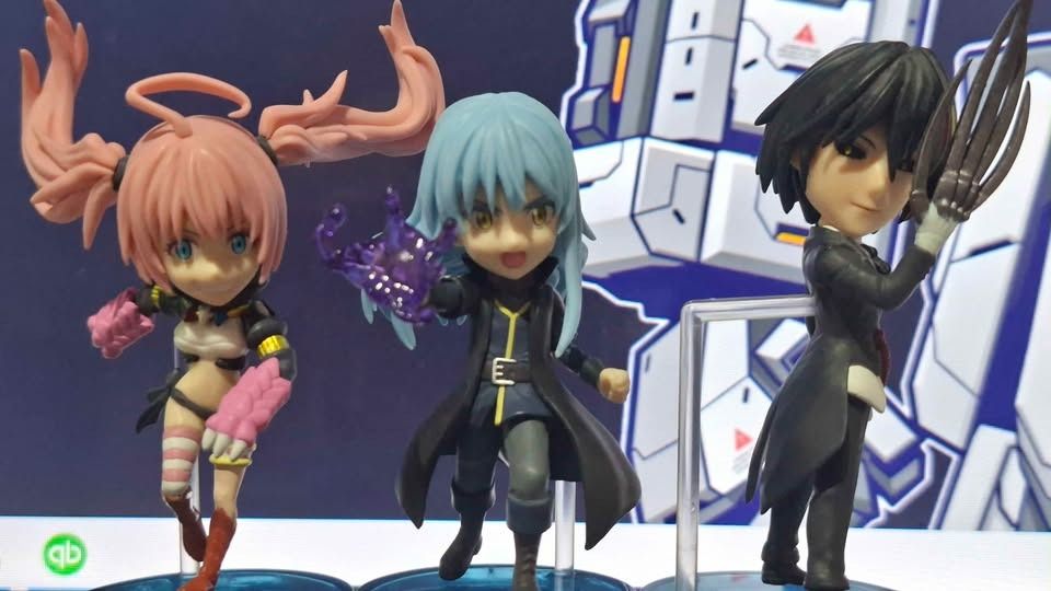 Rimuru Slime Milim Diablo WCF (Category: Figurines & Statues) located in Imus. Submitted by ToyBlazePH (Listing ID 1438214657, Image 3). Description: - Set of 3 anime figurines - Features characters with pink, blue, and black hair - Each figurine stands on a clear base - Well-detailed design - Ideal for display or collection.