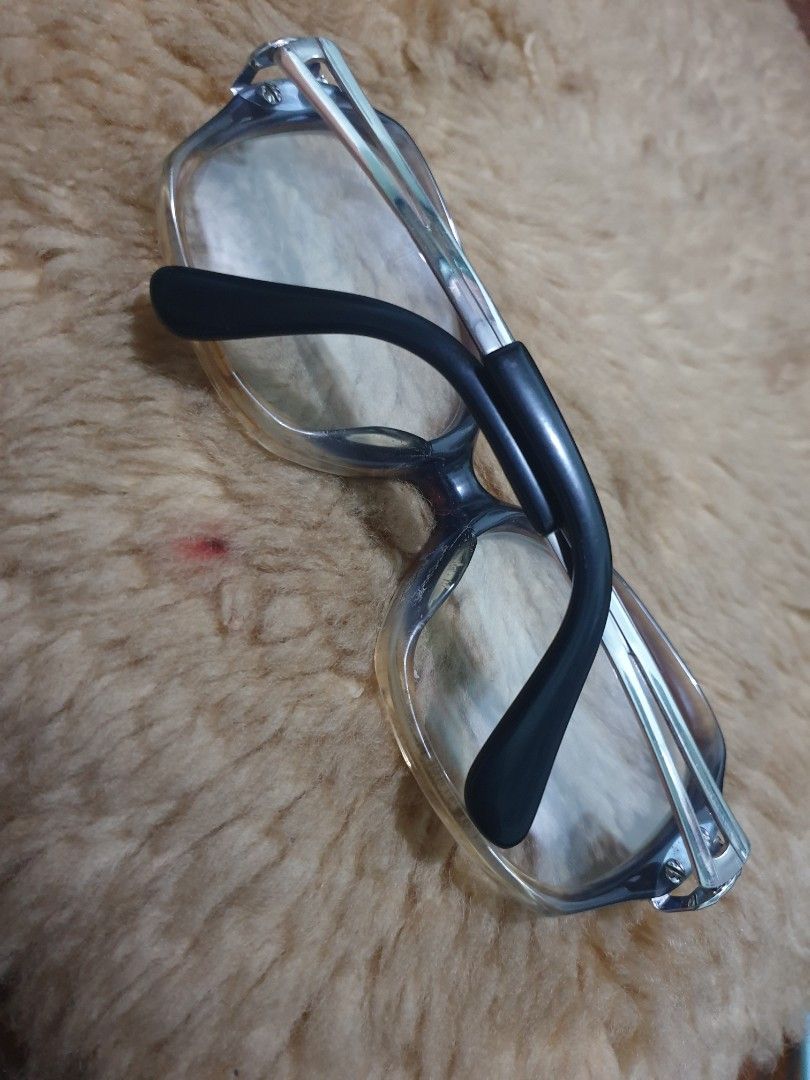 Rodenstock Angelika Eyeglasses (Category: Sunglasses & Eyewear) located in Dasmarinas. Submitted by mysticfalcon.b6bfec (Listing ID 1438123171, Image 2). Description: Rodenstock Sunglass made in germany Stylish eyeglasses with a unique frame design. Features a dark frame with clear lenses. The brand name "Angelika" is visible on the arm. The arm also has the marking "125 Rodenstock". The glasses have a modern look and are suitable for everyday we