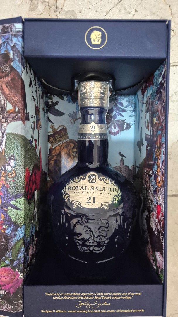 Royal Salute Chivas Regal 21 YO (Category: Beverages) located in Manila. Submitted by clint.chan (Listing ID 1438175394, Image 2). Description: Royal Salute Blended Scotch Whisky 21 Years Old 700ml New, Unused Have more than 1 bottle .