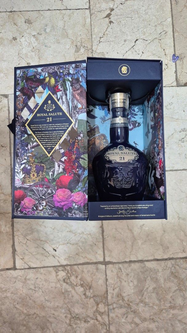 Royal Salute Chivas Regal 21 YO (Category: Beverages) located in Manila. Submitted by clint.chan (Listing ID 1438175394, Image 1). Description: Royal Salute Blended Scotch Whisky 21 Years Old 700ml New, Unused Have more than 1 bottle .