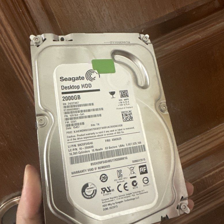 Seagate Desktop HDD 2TB Hard Drive455683826820720640