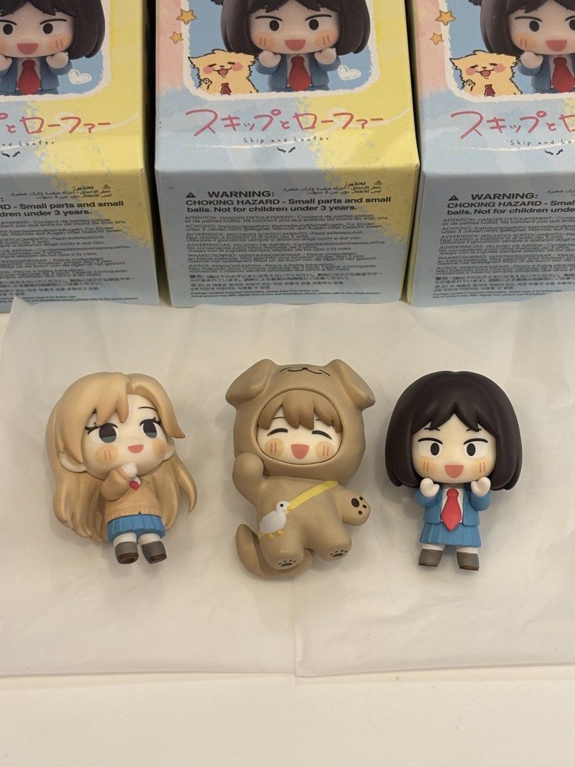 Skip and Loafer Blind Box super mini Figures mitsumi dog shima sousuke (Category: Toys & Games) located in Pasay City. Submitted by danicaliforniaaa (Listing ID 1438264738, Image 1). Description: dog shima 550 SOLD mitsumi 350 yuzuki 300.