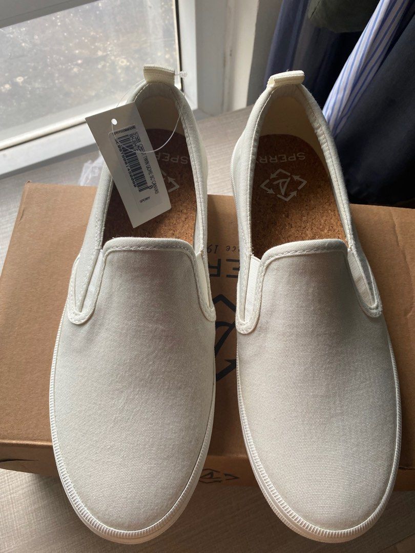 Sperry Crest Twin Gore Slip-on Sneakers (Category: Sneakers) located in Pasig City. Submitted by jazzinjas (Listing ID 1438186621, Image 1). Description: Size 8- 25cm women’s brand new, never used only tried to try on. Still with tag Rfs: was given this as a gift but not my size. .