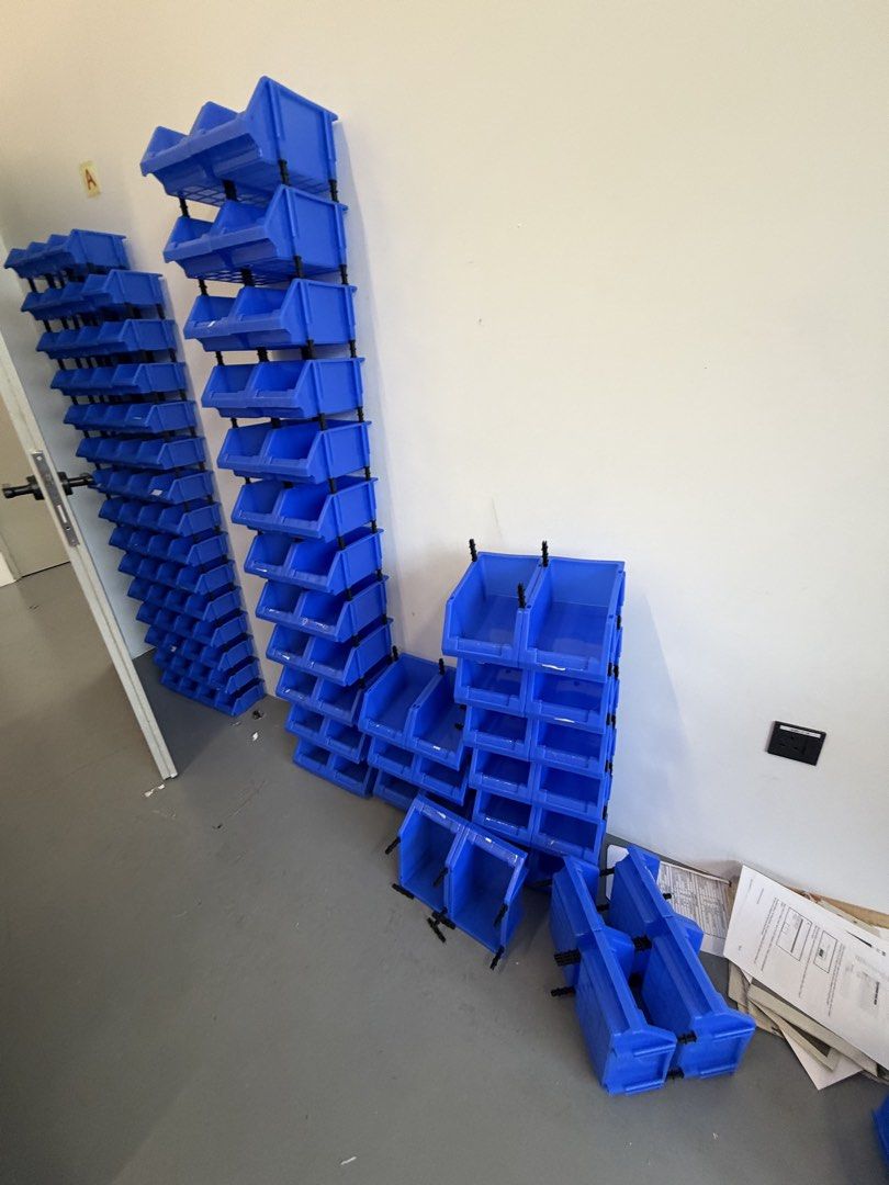Stackable Storage Bins - Various Sizes and Colors456048072438599681