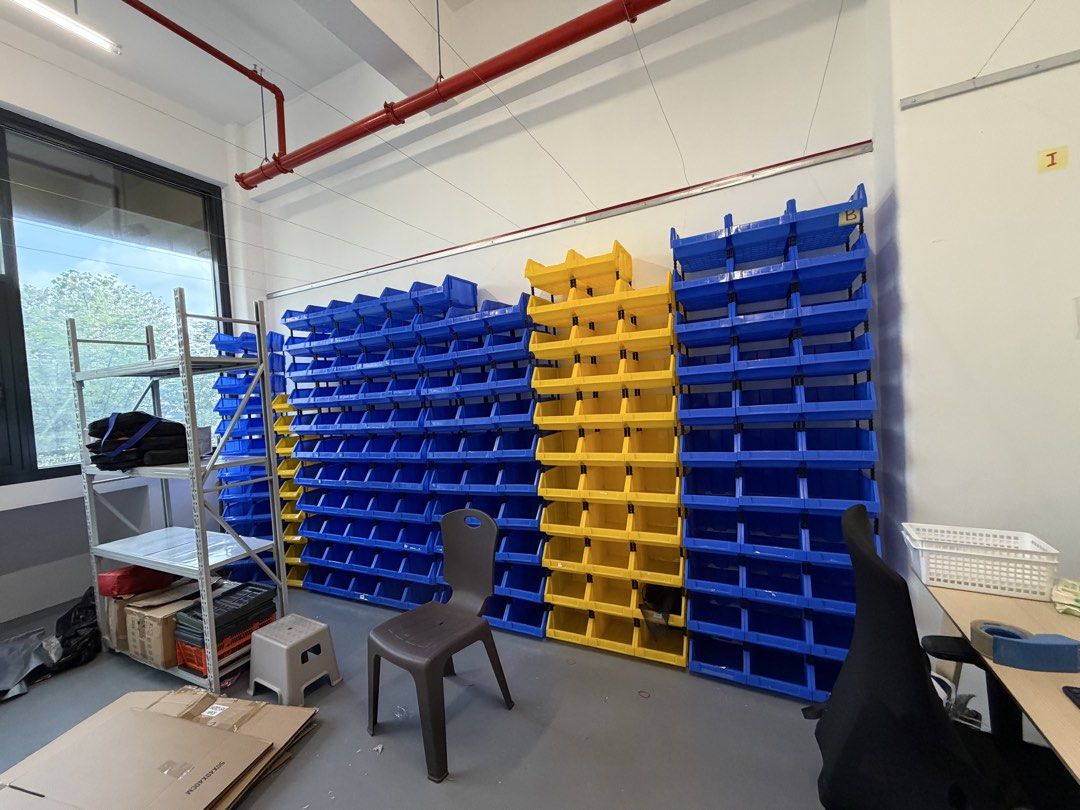Stackable Storage Bins - Various Sizes and Colors456048072438599680