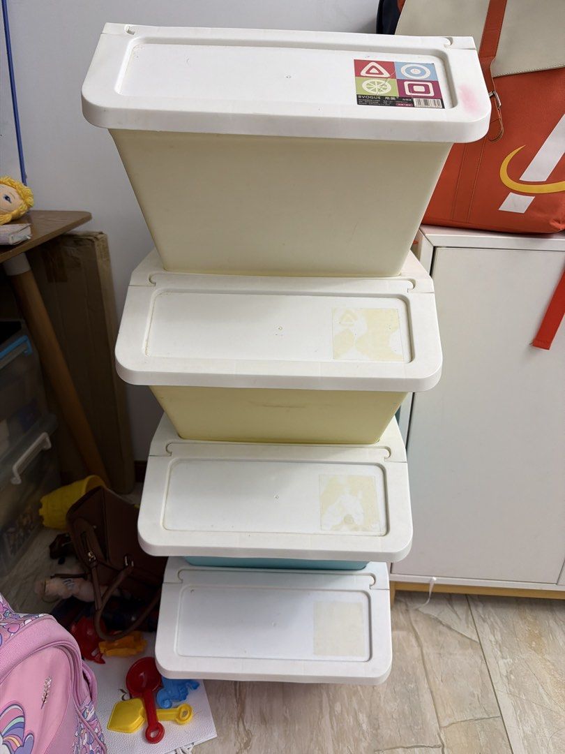 Stackable Storage Bins with Lids456048071578101760