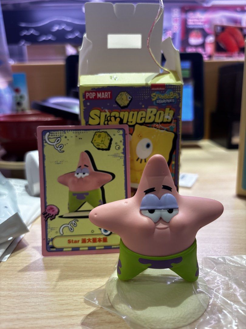 Patrick Star figurine (Category: Designer & Blind Box Toys) located in Singapore. Submitted by jack_jackk (Listing ID 1438236708, Image 1). Description: From Spongebob squarepants daily squicks series For patrick lovers & collectors! Brandnew with the box n plastic intact!! .