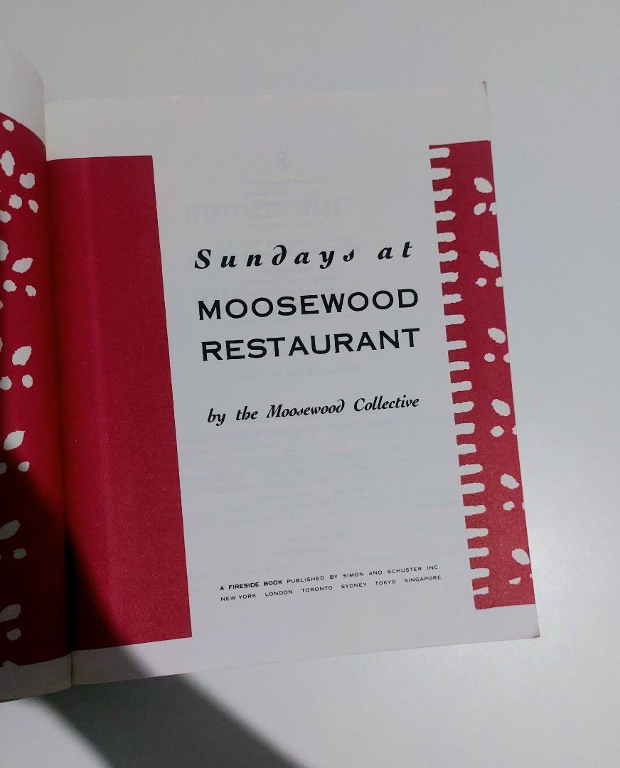 Sundays at Moosewood Restaurant (Category: Storybooks) located in Tanauan. Submitted by solanathriftph (Listing ID 1438135576, Image 3). Description: 📚 major bookshelf clean out / clearance sale ~ — well used — RFS: decluttering my bookshelves and switching to digital books — MOP: Gcash | fast shipping *feel free to send a message if you wish to negotiate the price :).