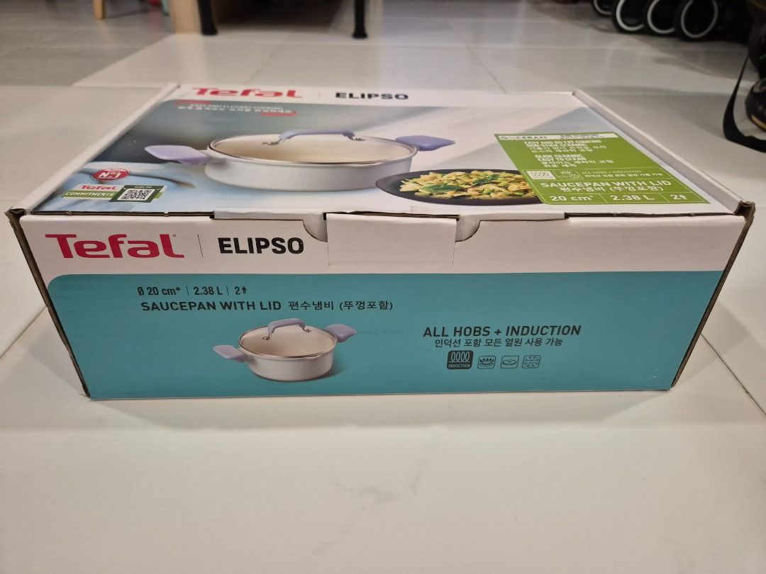 Tefal Elipso Saucepan with Lid - 20cm455734017876316161