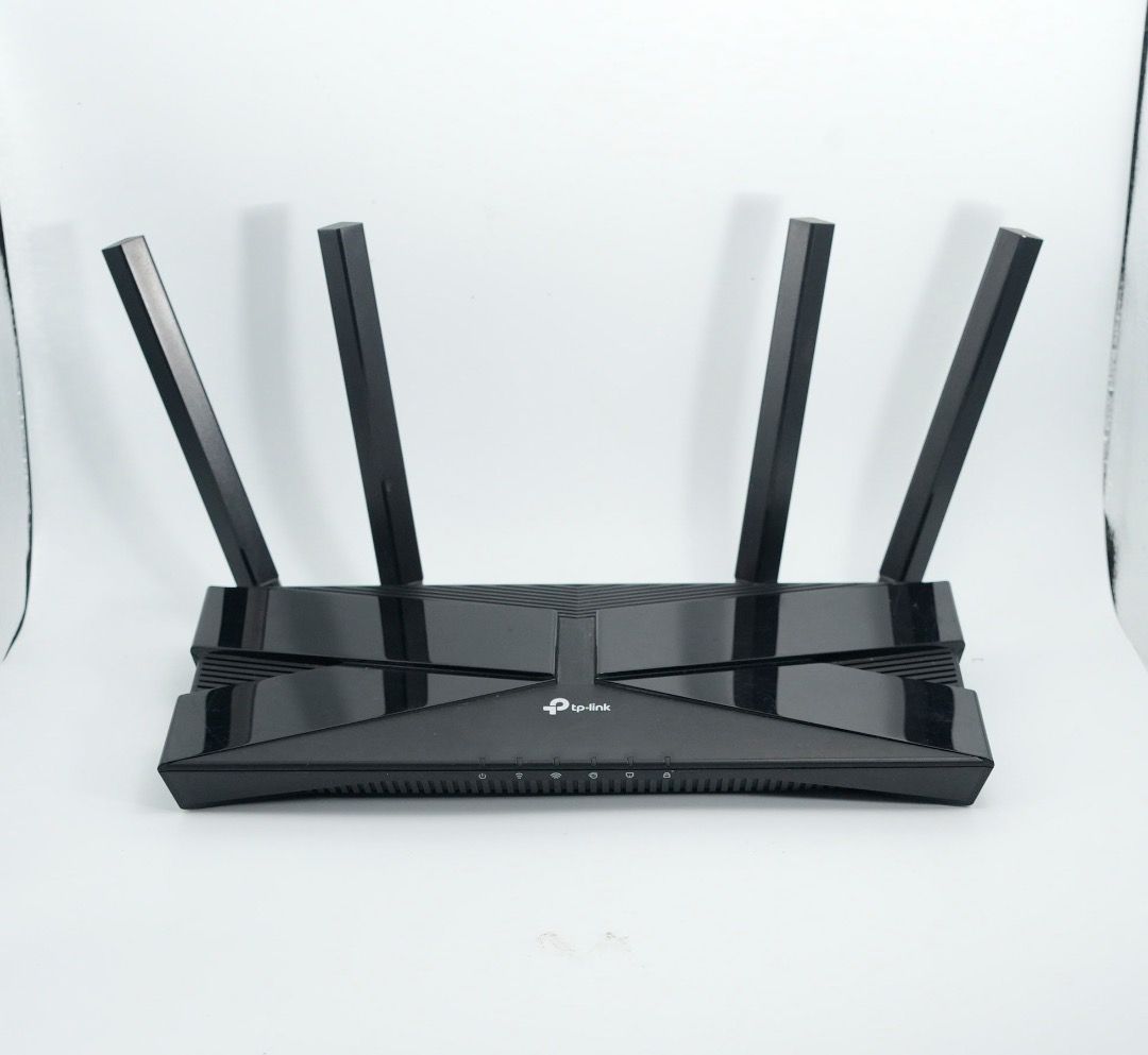 TP-Link Archer AX1500 Wi-Fi 6 Router (Category: Networking) located in Amadeo. Submitted by marcelomayo (Listing ID 1438165463, Image 2). Description: TP-Link Archer AX1500 Wi-Fi 6 Router (4 Antennas) 💻 TP-Link Archer AX1500 Wi-Fi 6 Router 📶 Dual-band Wi-Fi 6 router ✅ Good Working condition ✅ Includes power adapter ✅ 4 antennas ❌ Official box not included Good for: • Home Wi-Fi setup • Streaming / online gaming • Multiple device connections 📍 