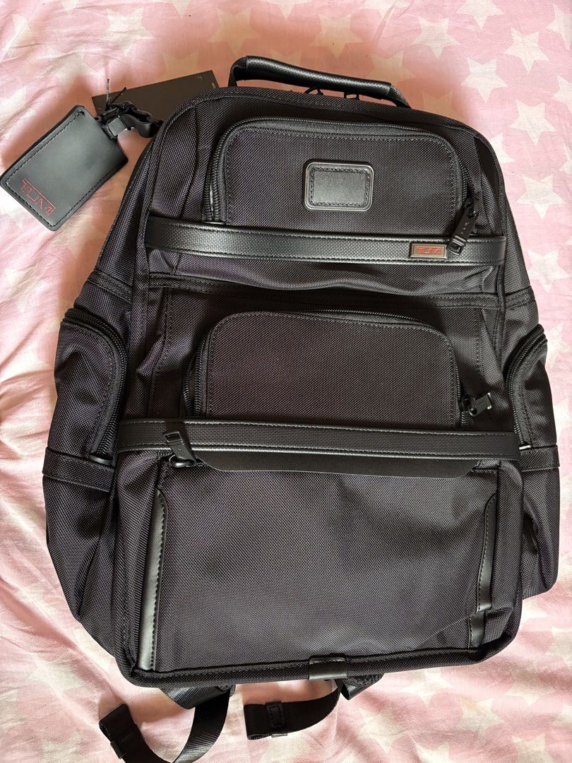 Tumi Alpha 3 Briefpack (Category: Backpacks) located in Las Pinas. Submitted by kart.lp (Listing ID 1438232778, Image 1). Description: Used for three times only for a trip. It can fit laptop, books and clothes, and has lots of pockets..