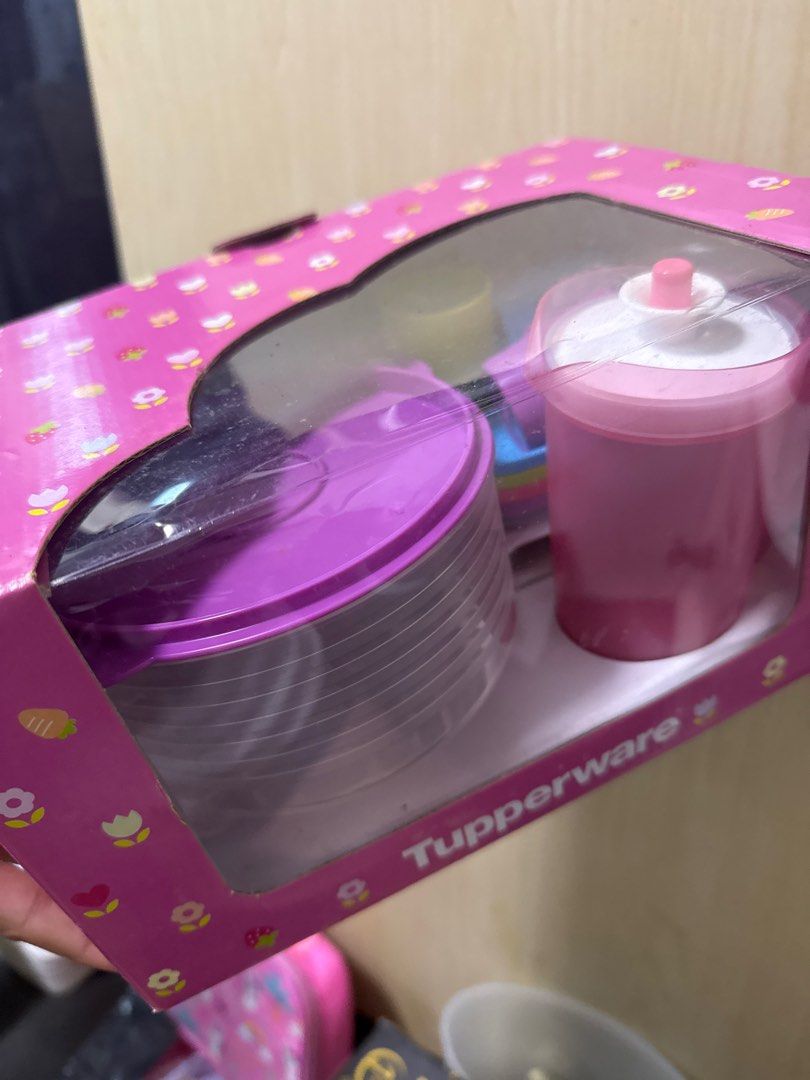 Tupperware Pink Tea Set - Brand New456054072169605121