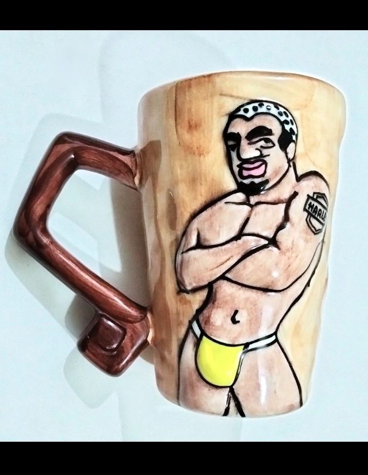 Unique Hand-Painted Ceramic Mug456150488365803520