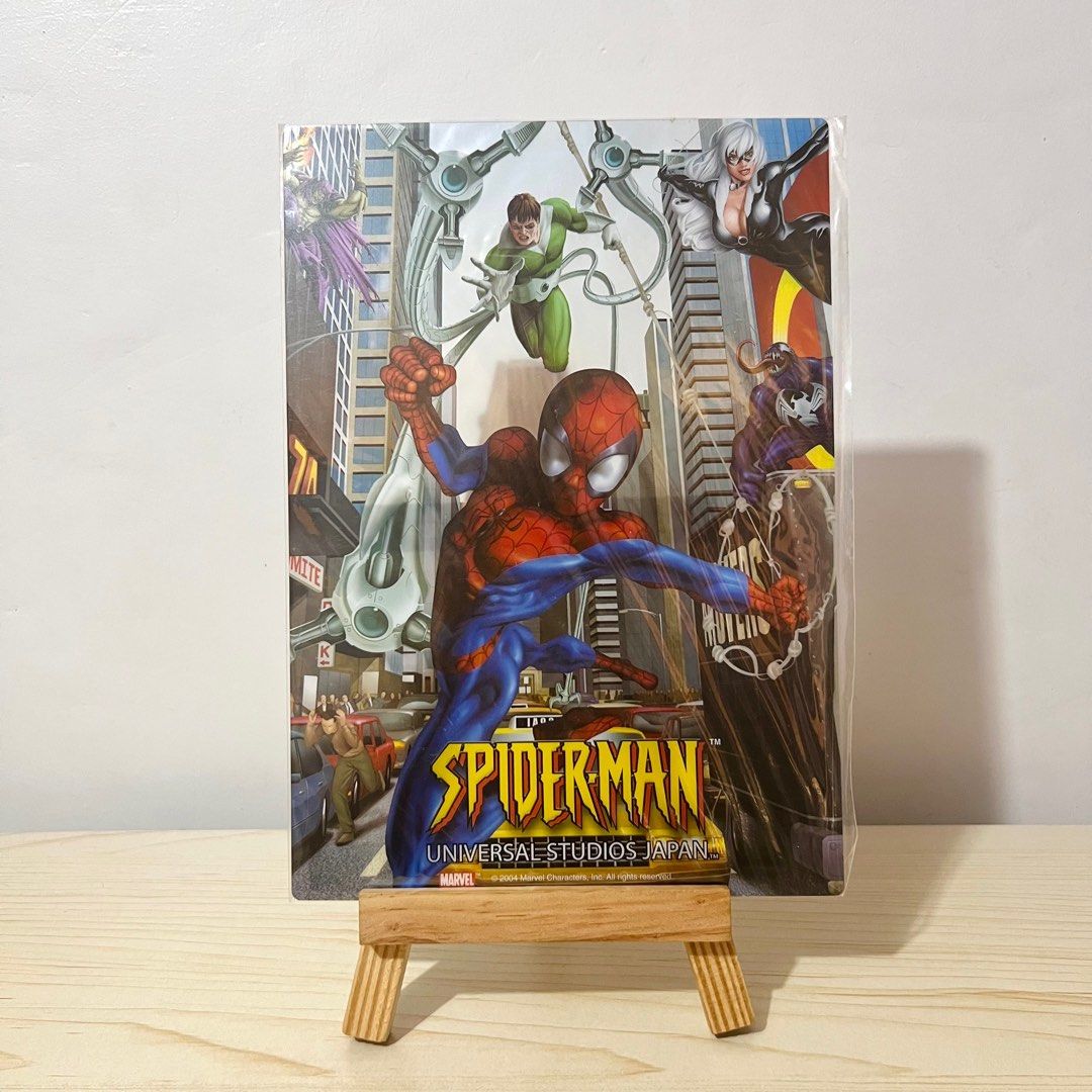 Universal Studios Japan Marvel Spider-Man/Spiderman Plastic Art Board 18x25cm - Php 175 (Category: Art & Prints) located in Davao. Submitted by pandorastoybox (Listing ID 1438250590, Image 1). Description: Universal Studios Japan Marvel Spider-Man Plastic Art Board 18x25cm - Php 175.