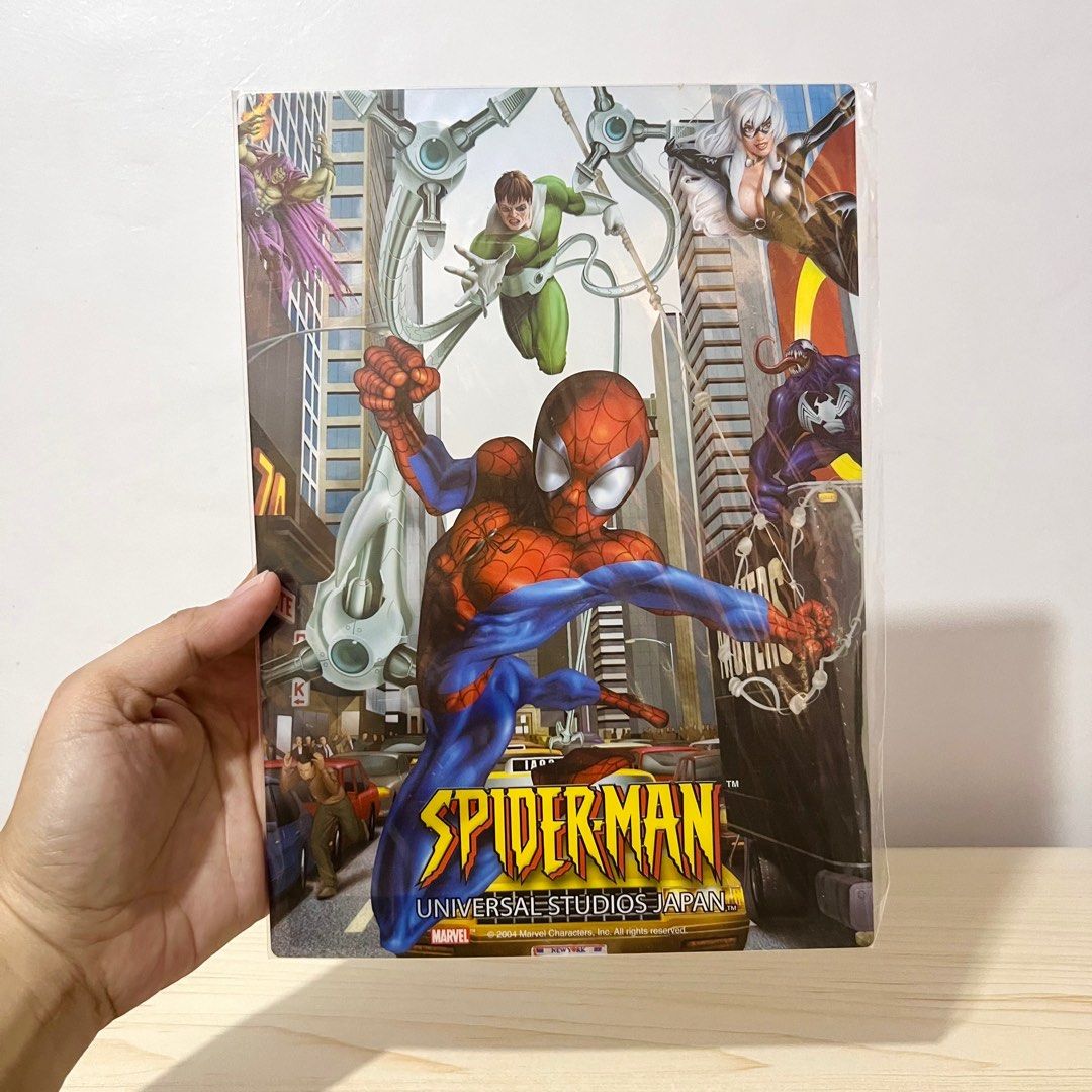 Universal Studios Japan Marvel Spider-Man/Spiderman Plastic Art Board 18x25cm - Php 175 (Category: Art & Prints) located in Davao. Submitted by pandorastoybox (Listing ID 1438250590, Image 2). Description: Universal Studios Japan Marvel Spider-Man Plastic Art Board 18x25cm - Php 175.