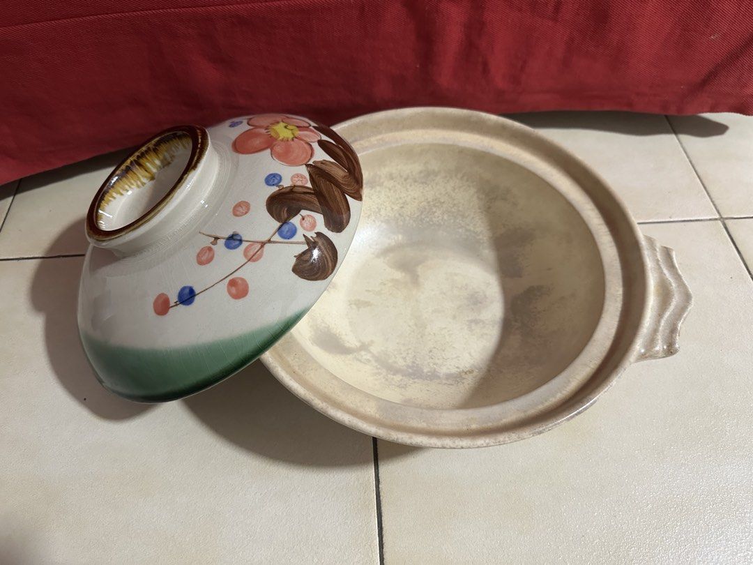 Vintage Floral Clay Pot456054073197875201
