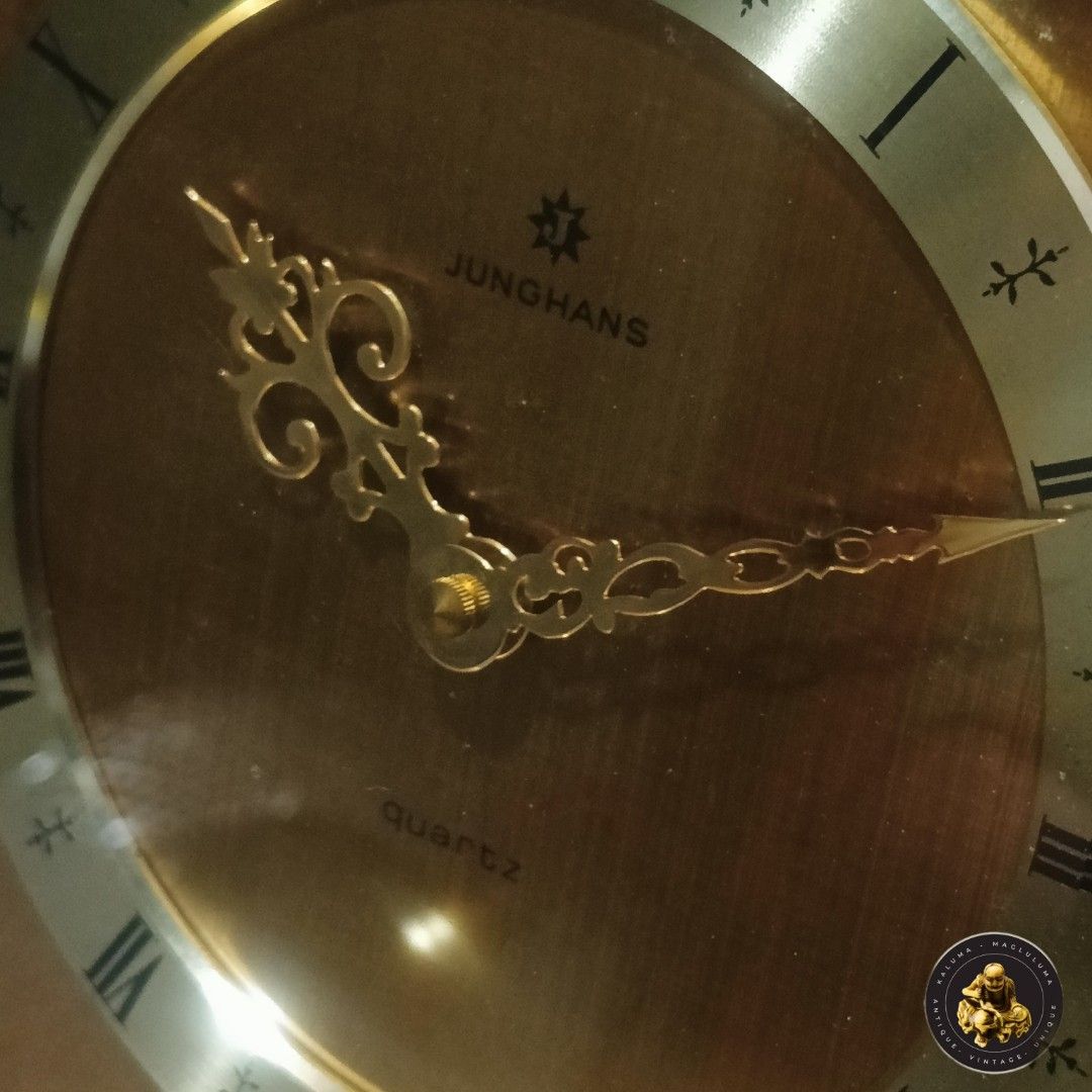 Vintage JUNGHANS Table Clock Germany (Category: Clocks) located in Meycauayan. Submitted by ka_luma (Listing ID 1438229628, Image 3). Description: made of brass has some weight quartz movement LAST PRICE POSTED FREE SHIPPING.