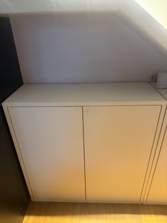 White Kitchen Cabinet, Furniture &amp; Home Living, Furniture, Shelves ...