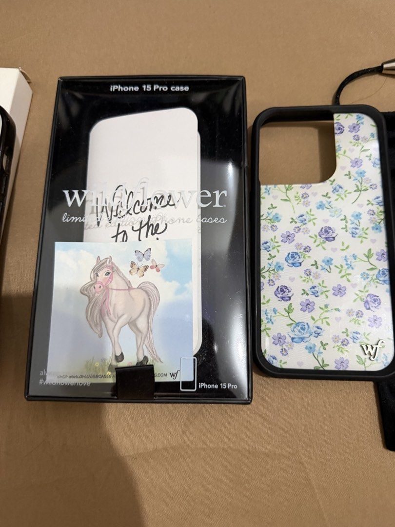15 pro case wildflower original (Category: Cases & Sleeves) located in Navotas City. Submitted by lovedbyjjj (Listing ID 1438330000, Image 1). Description: original with box lalamove ready navotas.