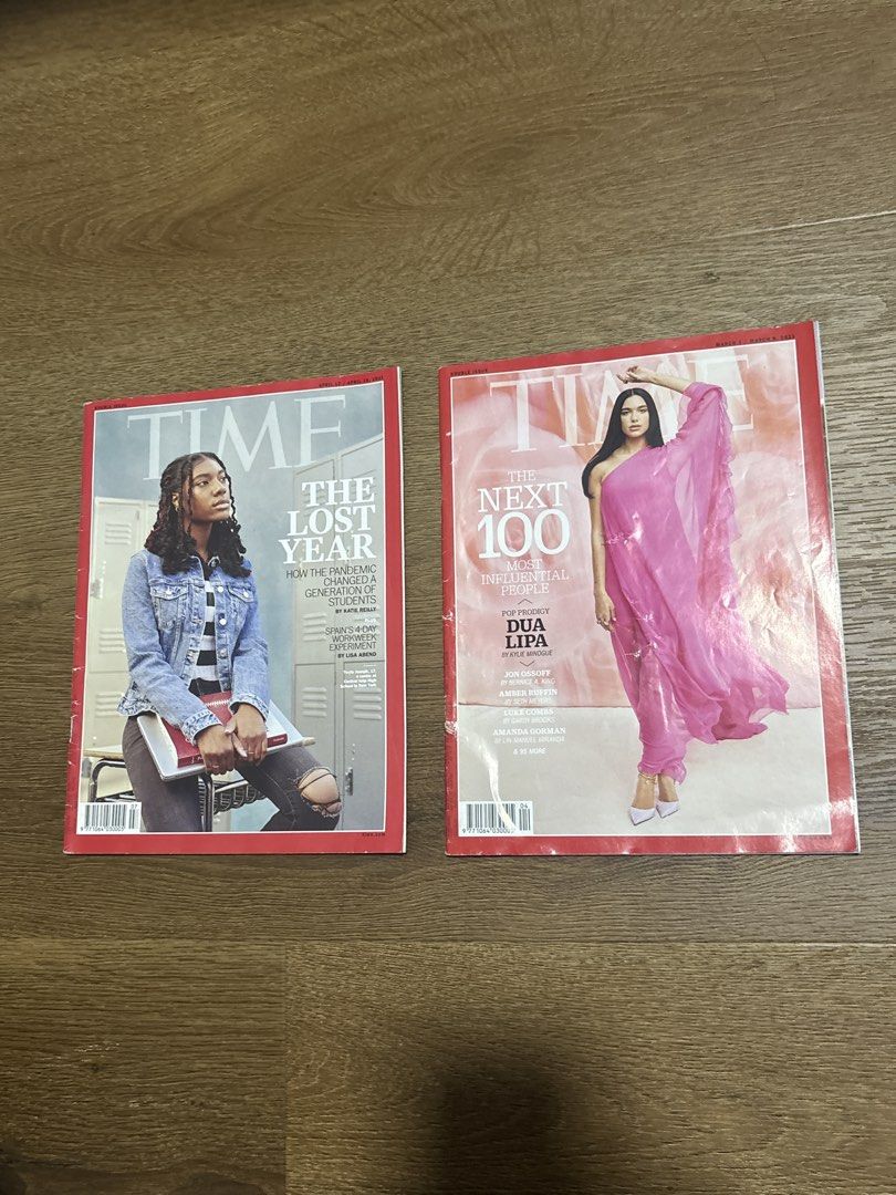2 ISSUES TIME Magazine - The Lost Year & Dua Lipa, Hobbies & Toys ...