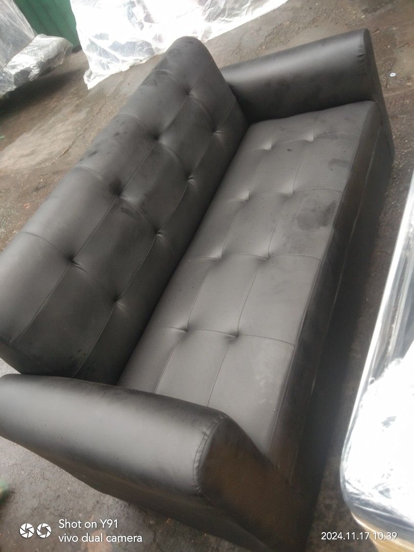 2seater erica sofa (Category: Sofas) located in Manila. Submitted by 23kcaleon (Listing ID 1438342695, Image 2). Description: CASH ON DELIVERY 💯🌸 We offer Bodega Prices. 🌸SALE❗❗SALE☑️ Order now and we will deliver later. ⬅️ NogC Furniture We offer: 🌸STEELBED FRAME 🌸ELEGANT BED FRAME 🌸DURA FOAM 🌸DOUBLEDECK 🌸SPLIT TYPE BEDFRAME 🌸ORIGINAL URATEX FOAM 🌸DURABOX/CABINETS 🌸DINNING TABLE 🌸L SHAPE SOFA SET 🌸FOLDING BED Our products are heavy-