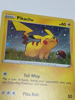 Pokemon TCG Pikachu V Full Art Promo SWSH061 Holo, Hobbies & Toys, Toys &  Games on Carousell
