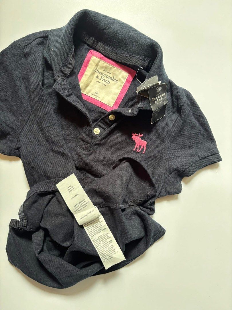 Abercrombie & Fitch polo top (Category: Others Tops) located in San Enrique. Submitted by getsthrift (Listing ID 1438463895, Image 2). Description: no issue w hangtags xs-s so cute.