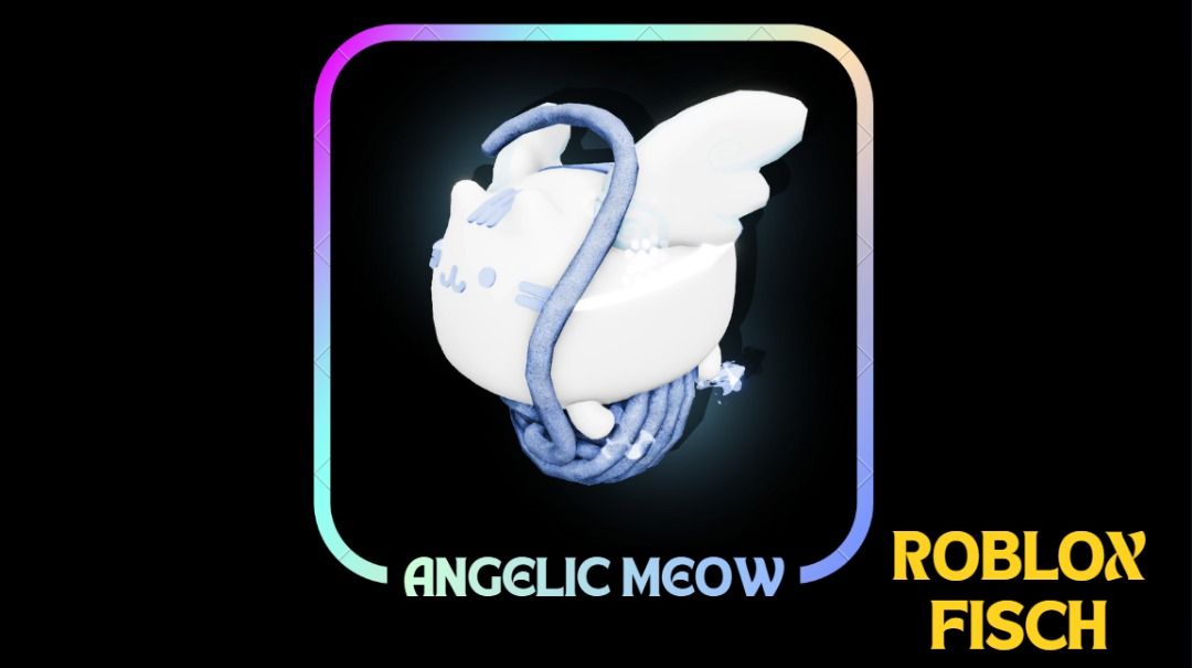 Angelic Meows | Roblox Fisch (Category: Others) located in Marikina City. Submitted by vividly3 (Listing ID 1438468838, Image 1). Description: Roblox Fisch - Angelic Meow: 100php Boat stats: It has a top speed of 270 S/ps, 85° of steering, and an acceleration of 1.2 S/ps. Additionally, it can accommodate 1 passenger. The Angelic Meows is a Limited Boat that could be purchased from the shop for The icon for Robux 799 and was available from 17th of