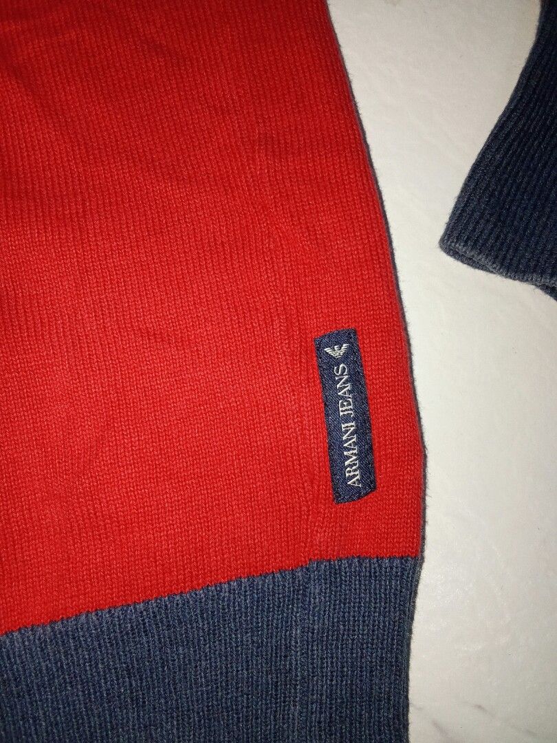 Armani Jeans Zipped Jacket Men's Original (Category: Luxury Apparel) located in San Mateo. Submitted by edluxe (Listing ID 1438314324, Image 3). Description: great condition original large fit men's.