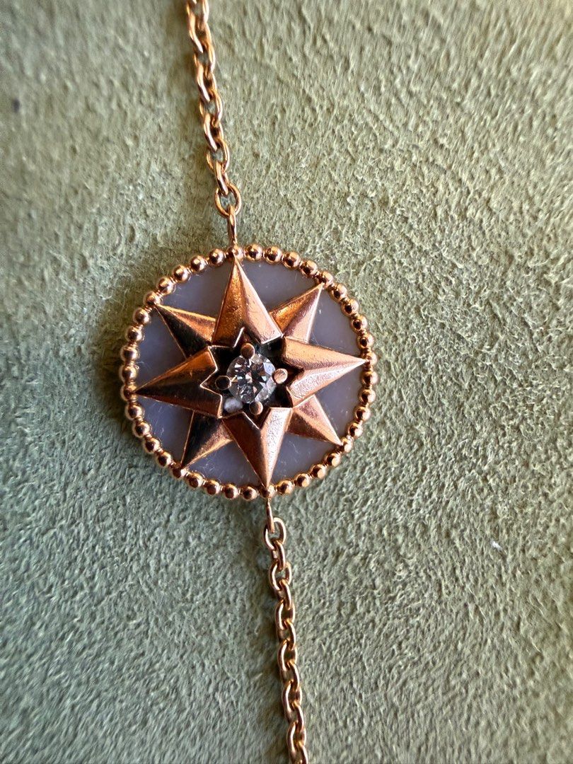 Auth Dior Rose Des Vents Pink Opal (Category: Bracelets) located in Makati City. Submitted by aurummaison (Listing ID 1438400102, Image 3). Description: Pink Opal Retail Price is 170,000 (see last photo) Old clasp.
