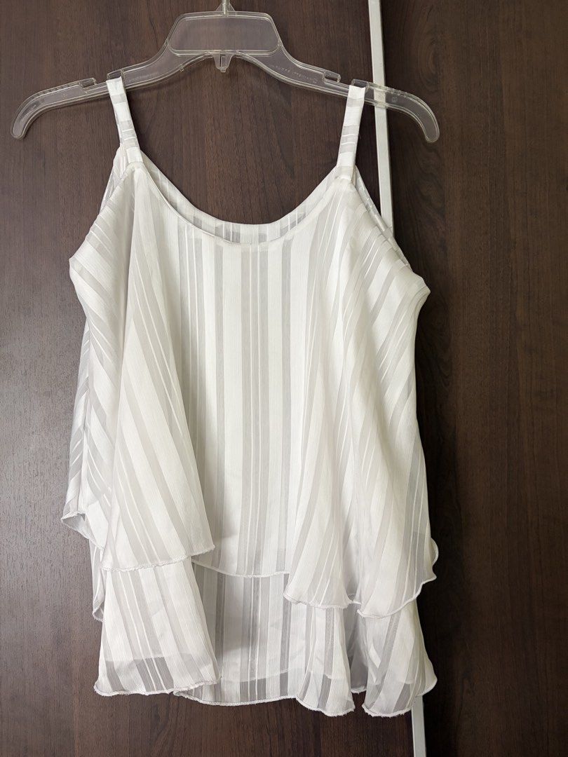 Bangkok white Spag (Category: Blouses) located in Manila. Submitted by thebookclubz (Listing ID 1438428149, Image 1). Description: .