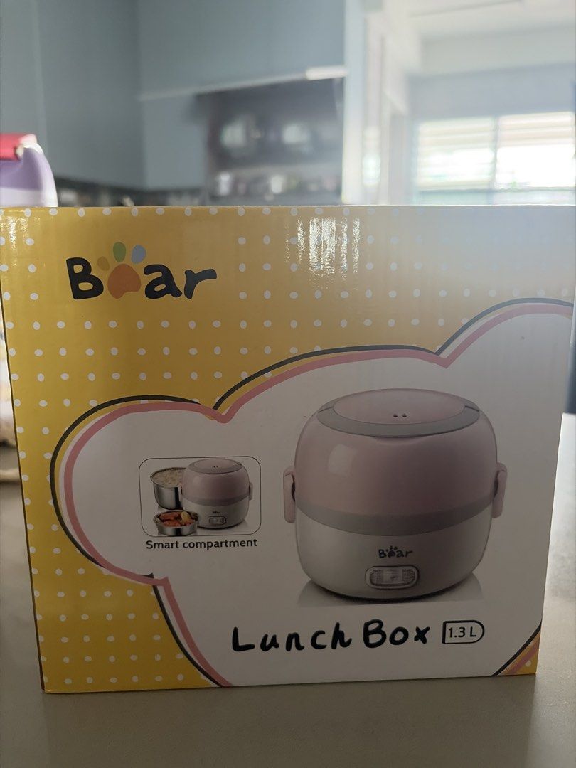 Bear Lunch Box 1.3L - Pink456468782887751680
