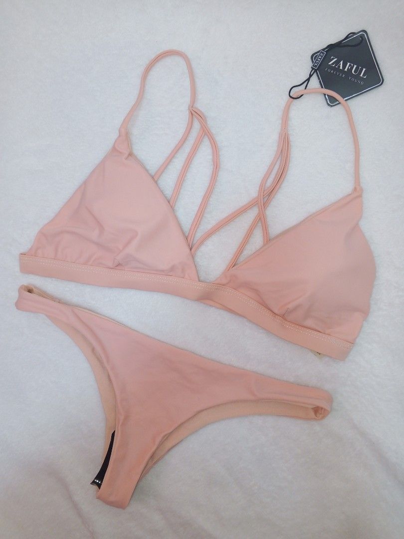 Bikini Bundle (Category: Bikinis & Swimsuits) located in Manila. Submitted by aly_chy (Listing ID 1438378496, Image 2). Description: • 1st - ONCE USED • 2nd - ZAFUL | NEVER BEEN USED • 3rd - SHEIN | ONCE USED.