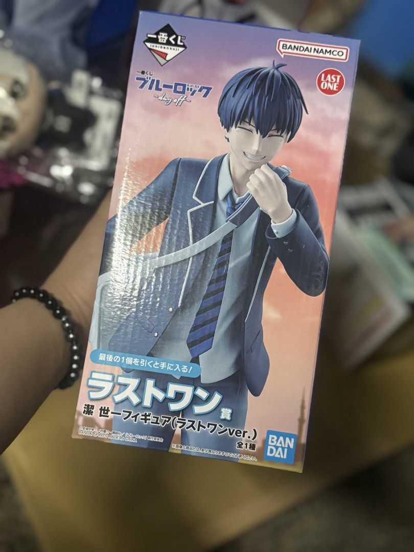 Blue Lock Yoichi Isagi Figure (Category: Figurines & Statues) located in Manila. Submitted by lorrainechung (Listing ID 1438398161, Image 1). Description: Blue lock Ichiban Kuji day-off last one prized figure: Isagi (MISB) Manila-QC.