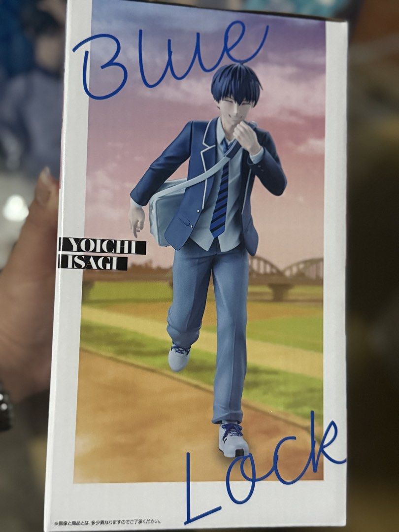 Blue Lock Yoichi Isagi Figure (Category: Figurines & Statues) located in Manila. Submitted by lorrainechung (Listing ID 1438398161, Image 2). Description: Blue lock Ichiban Kuji day-off last one prized figure: Isagi (MISB) Manila-QC.