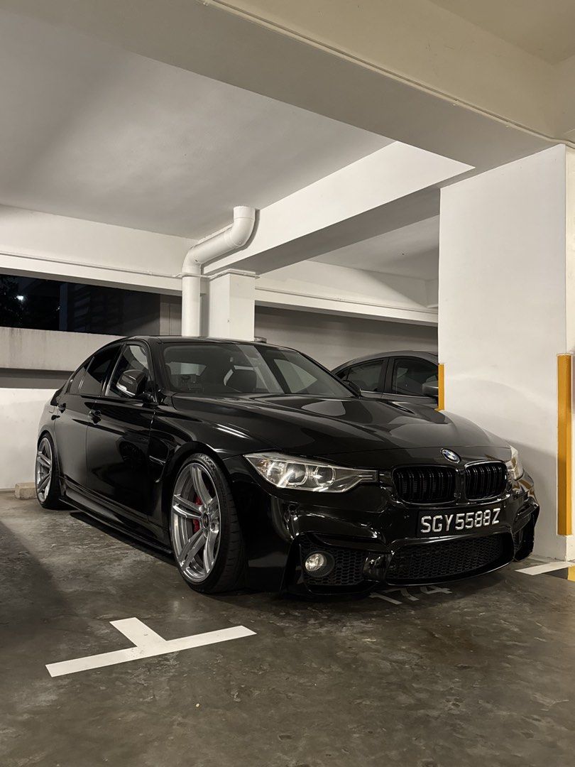 BMW 3 Series Sedan 328i (A) (Category: Used Cars) located in Singapore. Submitted by gdthingmustshare (Listing ID 1438416341, Image 2). Description: Clean looking F30, 328i up for grabsss.. Upgraded M3 body kit, ST-XA coilover, upgraded injen cai, upgraded charge pipe, timing chain & guides changed at around 110k km (no receipt but guarantee), 19” 437M OEM rims, continental sport contact 7 (75-80% thread), upgraded legal Remus exhaust (apply your
