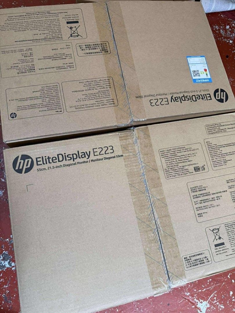 Brand-new HP 22 inches frameless rotatable (Category: Monitor Screens) located in Manila. Submitted by happyearth.953a15 (Listing ID 1438496747, Image 3). Description: Brand-new HP 22 inches frameless rotatable HDMI Dport and VGA connection 1920 x 1080 full HD resolution With box and power cord 💸💸 4,000 each only Location: San Andres bukid manila Pick up or deliver COD.
