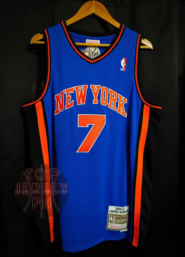 Carmelo Anthony Knicks Throwback Jersey (Category: Activewear) located in Manila. Submitted by topjerseyph (Listing ID 1438379113, Image 2). Description: Carmelo Anthony Knicks Throwback Jersey ₱1,350 only Available in small to 2XL High density embroidery 🪡 Premium quality Design also available - Jeremy Lin Preorder 7-10 days COD nationwide 🚚 We ship worldwide 🌍 More jersey designs are available Send us a message to order 📩.