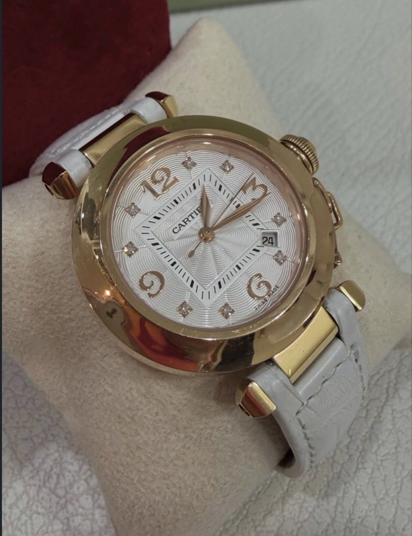 Cartier Pasha Solid Rosegold - With pouch only (Category: Luxury Watches) located in Cavite. Submitted by purgingmycloset888 (Listing ID 1438315447, Image 3). Description: Open for authentication / Verification for your peace of mind ✨ @ Buyer’s expense 💖.