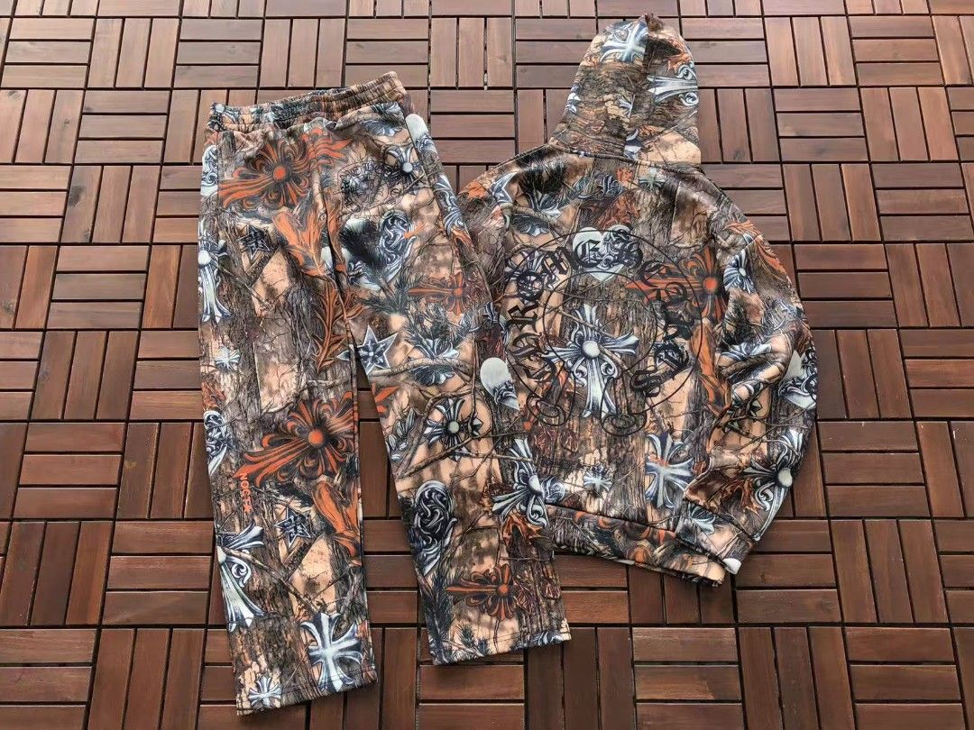 Ch x nike x nocta (Category: Sets & Coordinates) located in Dagupan City. Submitted by shanet. (Listing ID 1438476297, Image 2). Description: 👕👖 NIKE X NOCTA X CHROMEHEARTS INSPIRED TRACKSUIT 💎 Head-turning co-ord set with bold swirls, crosses & artistic patterns – taking cues from the iconic collab's luxury streetwear vibe, perfect for making a high-fashion statement wherever you go! ✨ ✔️ Available as full set (hoodie + pants) or separate pie