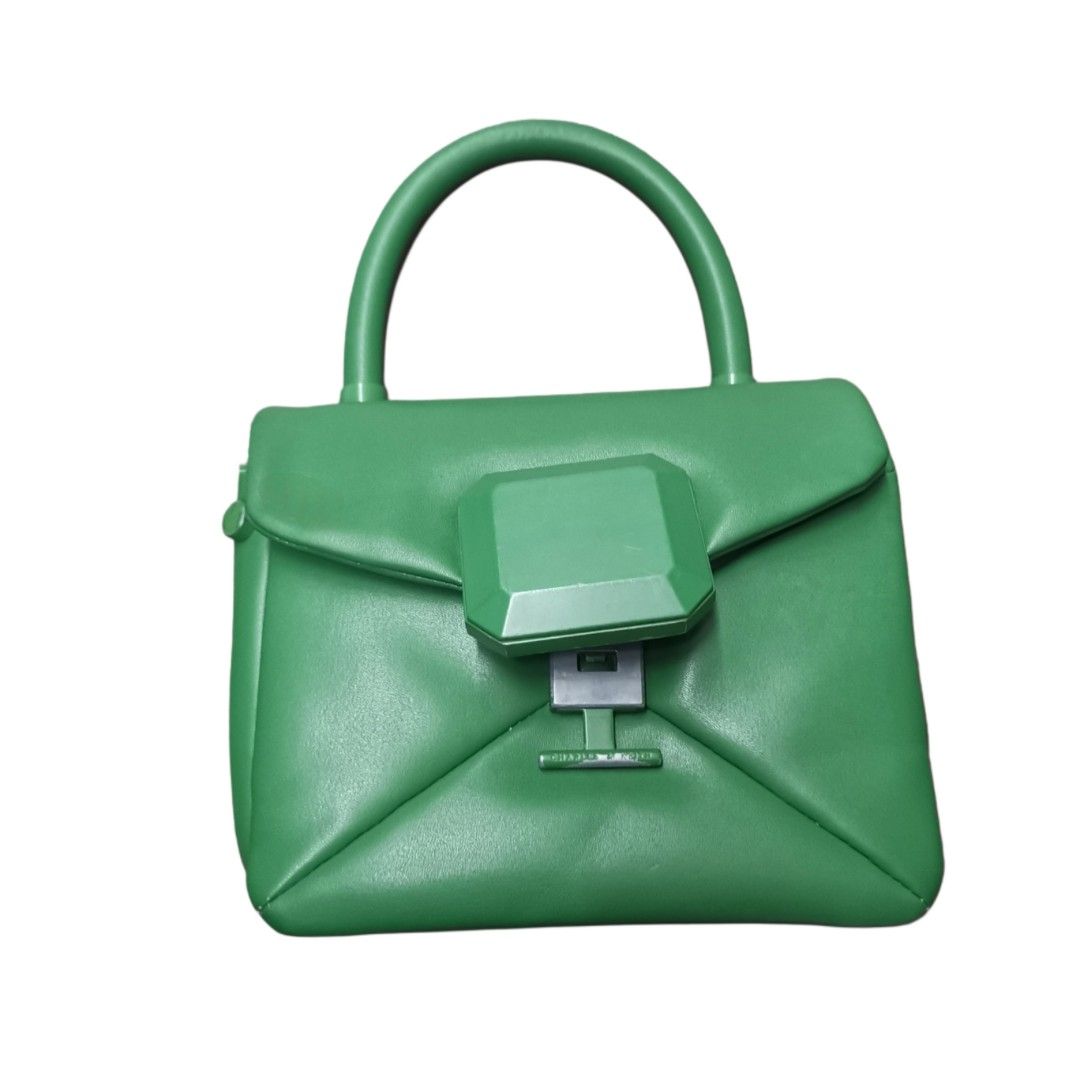 Charles & Keith Baguette Mini Bag (Green) (Category: Luxury Bags & Wallets) located in General Mariano Alvarez. Submitted by hundred_lives (Listing ID 1438485695, Image 1). Description: Charles & Keith Baguette Mini Bag (Green) Authentic Original Good Condition ‼️***Or Best Offer Wins***‼️ ‼️***Split Or As Pack***‼️ ‼️***Negotiable All Items***‼️ Tags: burberry fendi mcm givenchy yohji yamamoto rick owens prada dolce & gabbana channel gucci hermè