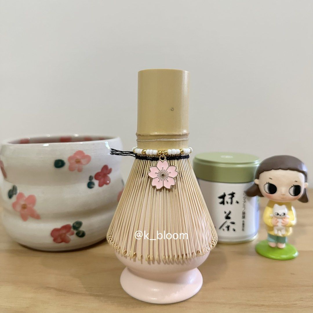 Chasen Charm (Pink) (Category: Coffee & Tea Tableware) located in Taguig. Submitted by k_bloom (Listing ID 1438457539, Image 1). Description: - Chasen Charm - Perfect for matcha lovers. Aesthetic charm that can also be transferred whenever you need to replace your chasen. A cute little accessory for your matcha ritual. 🍵💚 Note: Charm only. Chasen and other items shown in the photo are not included. ——————————————————————— Mode of Payment: Onlin
