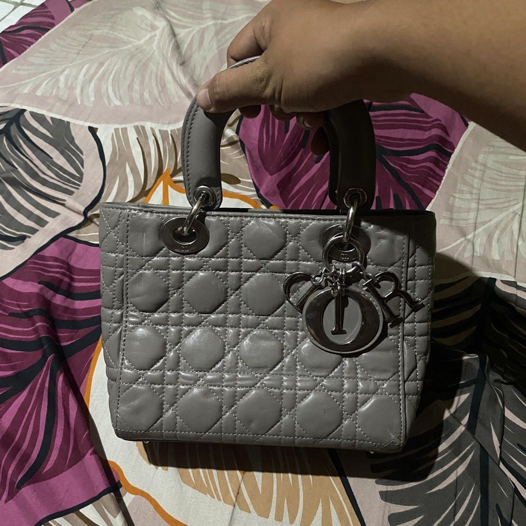 Christian Dior Cannage Quilted Lambskin (Category: Luxury Bags & Wallets) located in Iloilo. Submitted by .dresshttps (Listing ID 1438471885, Image 2). Description: Rank A/B Sign of used No major flaws Flaws indicated on Photo.