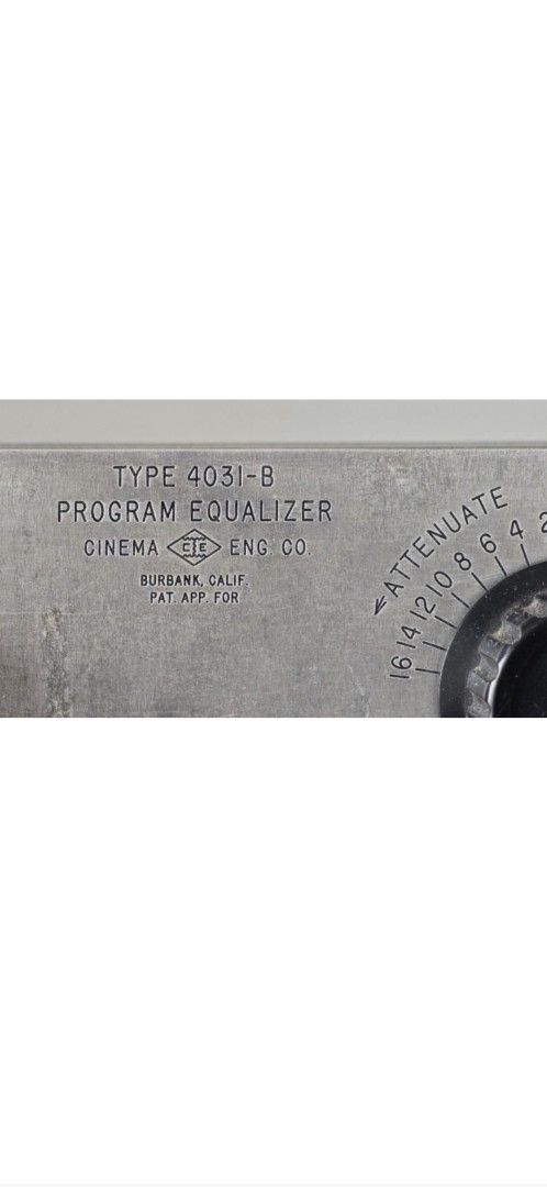 Cinema Engineering Type 4031-B Program Equalizer456940814242959360