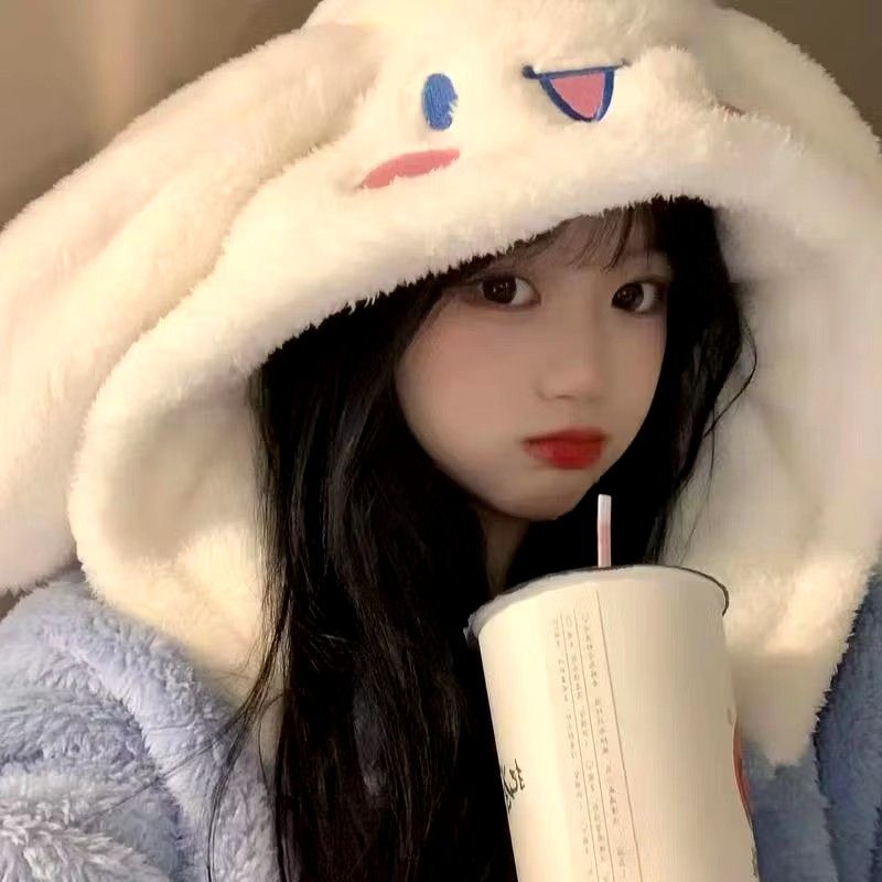 Cinnamoroll Fluffy Onesie with Hood (Category: Babies & Kids Fashion) located in Manila. Submitted by myxstyle27 (Listing ID 1438498641, Image 2). Description: used once only - Adorable Cinnamoroll onesie - Features a fluffy design - Comes with a hood showcasing Cinnamoroll's face - Convenient button-up front - Includes pockets - Light blue color with white accents - Ideal for lounging or as a fun costume location Valenzuela available size medium