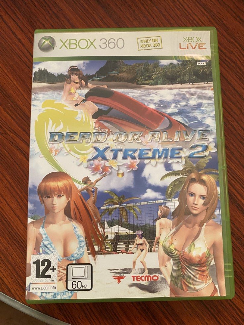 Dead or Alive Xtreme 2 - Xbox 360 (Category: Xbox) located in Calbayog City. Submitted by cloecunty (Listing ID 1438391636, Image 1). Description: - Dead or Alive Xtreme 2 for Xbox 360 - Includes game disc and original case - PAL region - Tested and working - Features beach volleyball and other activities.