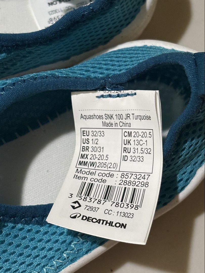 Decathlon Kids' Aquashoes (Category: Babies & Kids Fashion) located in Quezon City. Submitted by happyclosetdeals (Listing ID 1438447972, Image 3). Description: .