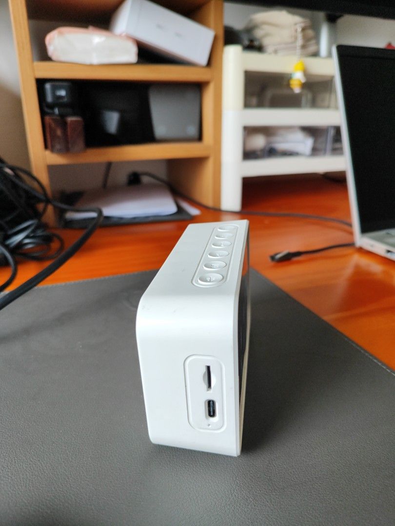 Digital clock (Category: Clocks) located in Singapore. Submitted by tidyfun (Listing ID 1438324481, Image 2). Description: - Digital clock - Modern and clean design - Clear and easy-to-read display - Suitable for desk or bedside table - Simple and stylish.