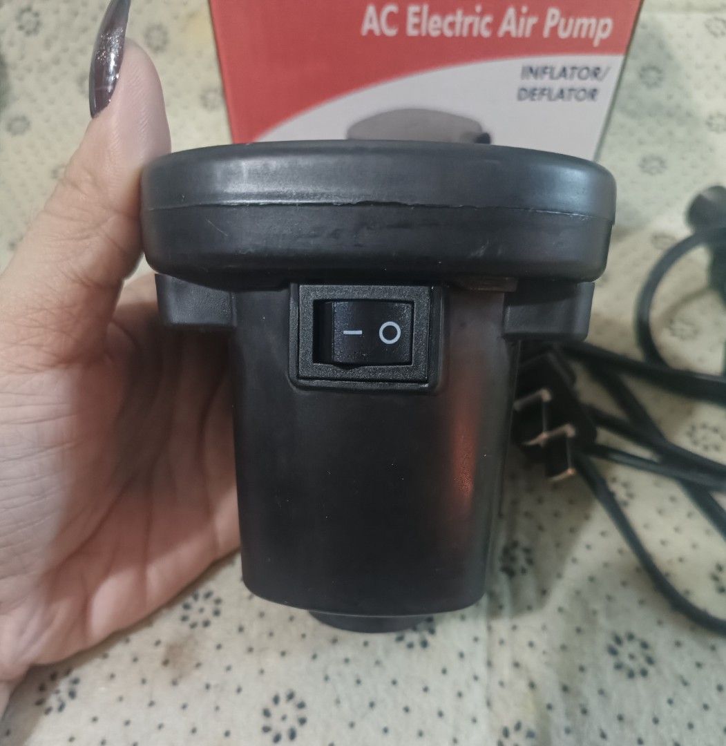 Electric Air Pump with 3 Noozles (Category: Everything Else Others) located in Manila. Submitted by lotty_2489 (Listing ID 1438462565, Image 2). Description: Onhand Brandnew GoodQuality COD/GcashPayment #09706504365 Charm.